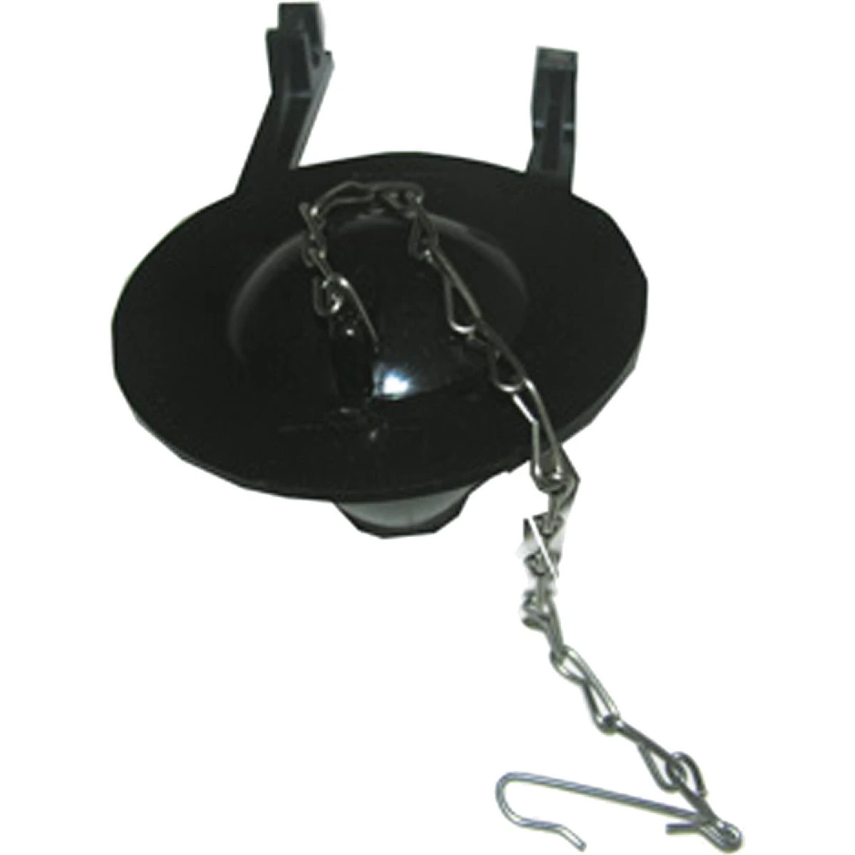 Toilet Flapper With Chain, Twin-Post Style