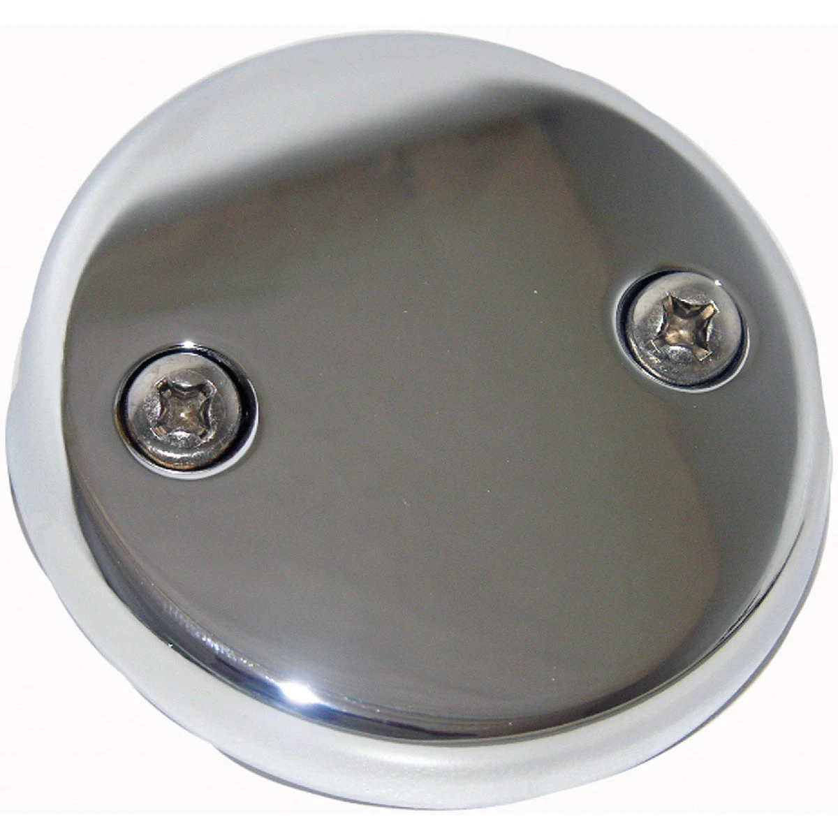 Bathtub Drain Waste/Overflow Face Plate, Universal, Chrome