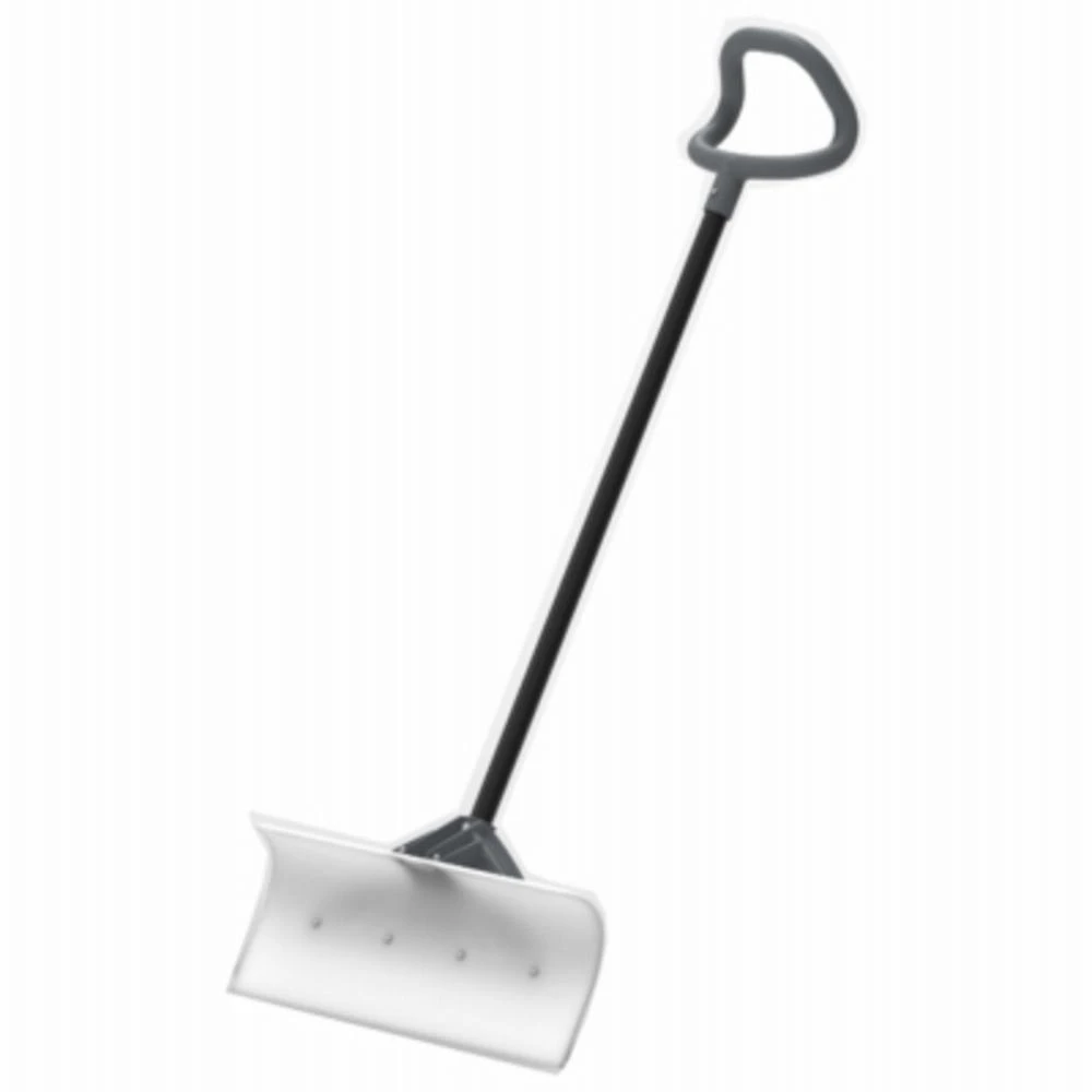 UHMW Snow Pusher, Steel Shaft, 24-In.