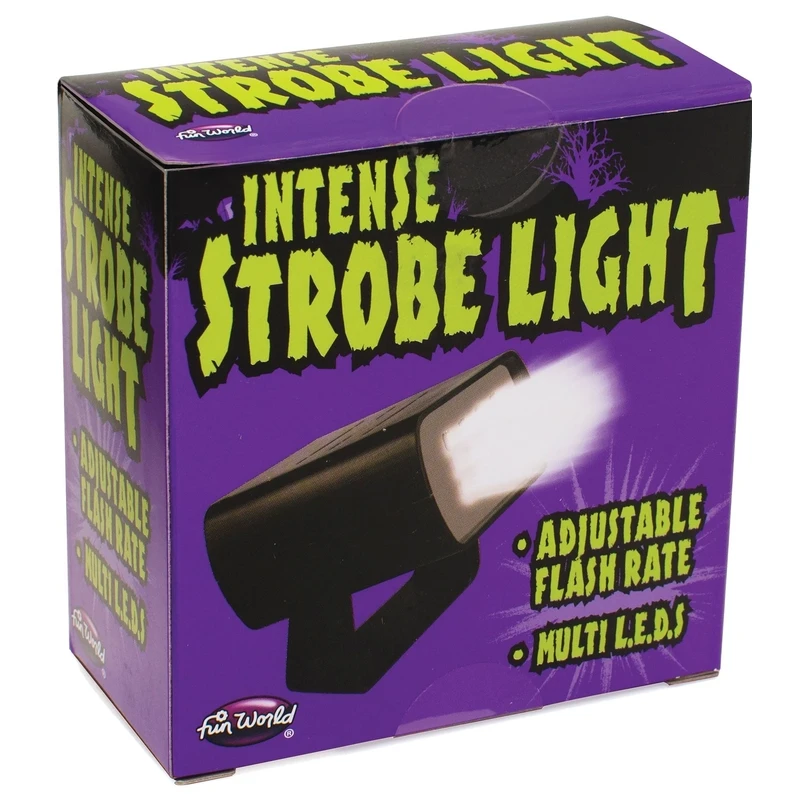LED Strobe Light, Adjustable, Battery-Operated