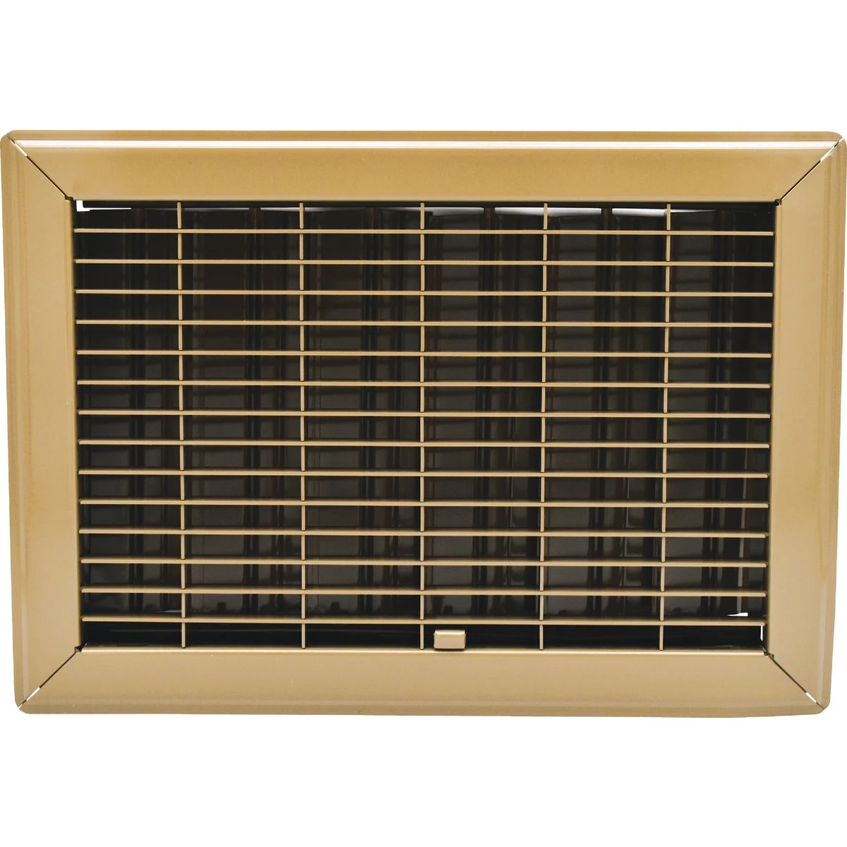 Gravity Floor Register, Steel, Brown, 10 x 12-In.