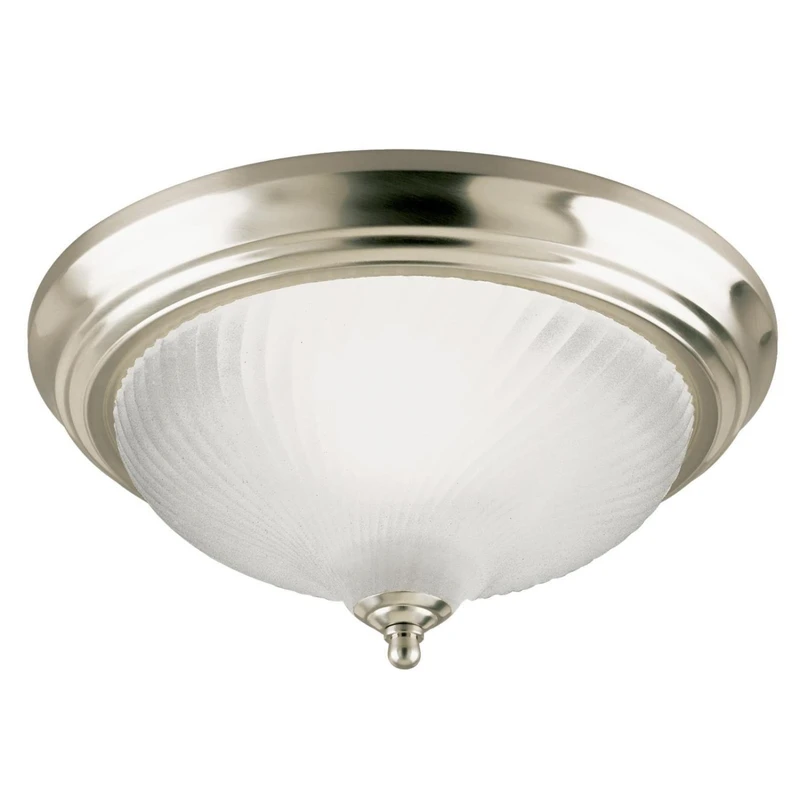 11-Inch Brushed Nickel Ceiling Fixture