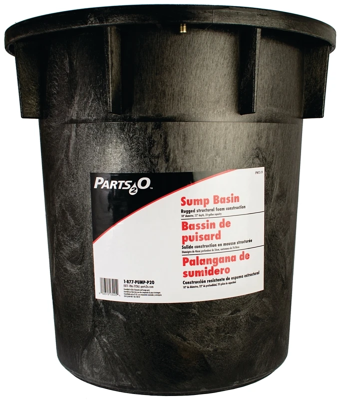 Basin For Sump Pump, 18 x 22-In.