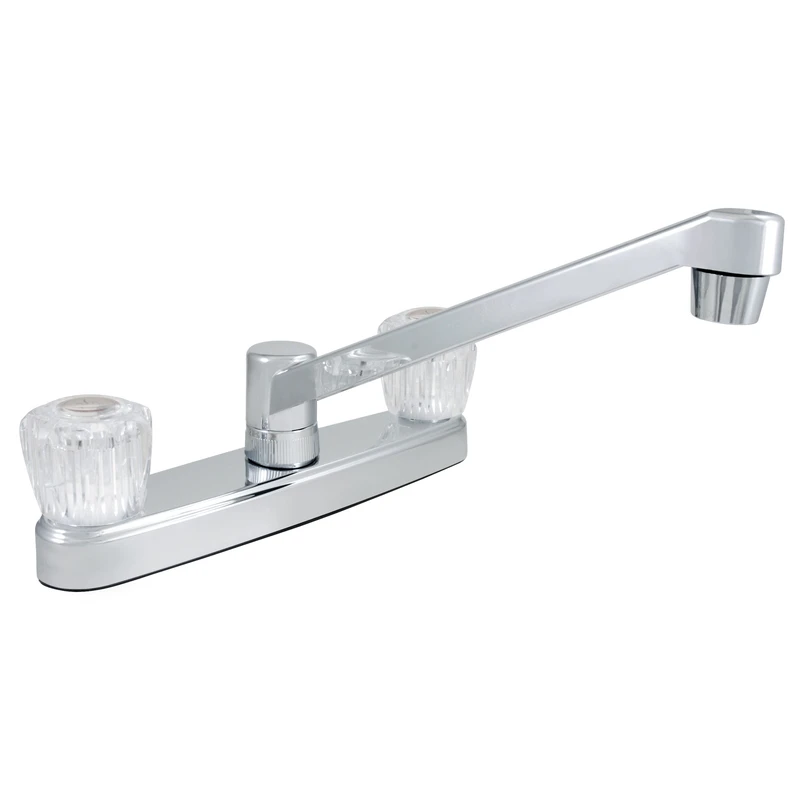 Kitchen Faucet, 2 Handles, Chrome