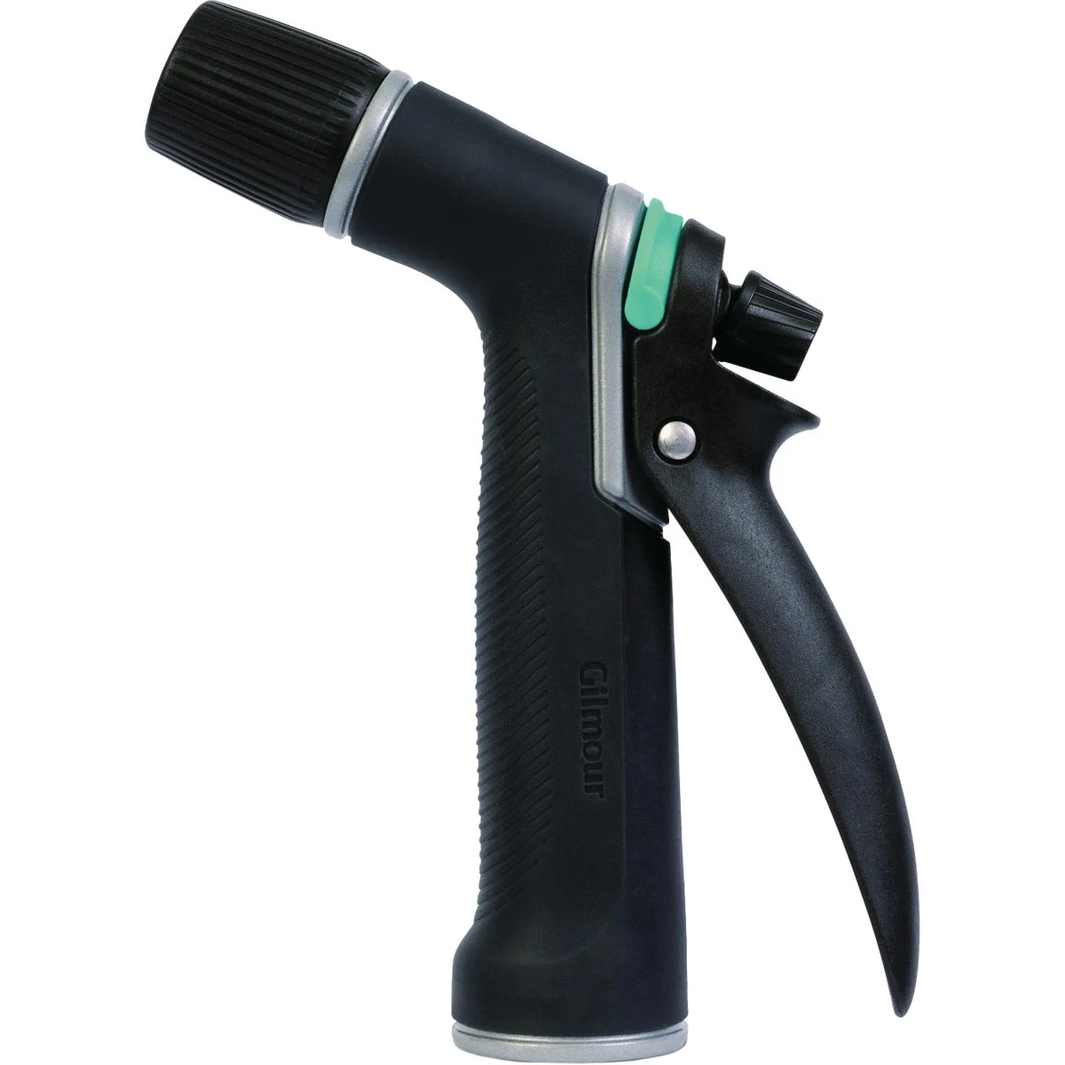 Swivel Cleaning Hose Nozzle, Metal Construction, Rear-Trigger