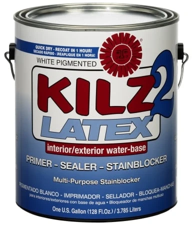 Latex Primer, Sealer & Stain Blocker, White, 1 Gallon