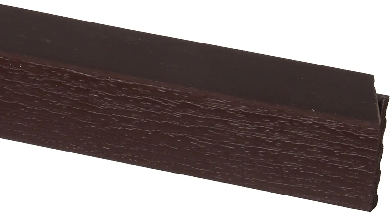 Garage Door Weatherstripping, Brown PVC, 2 In. x 7 Ft.