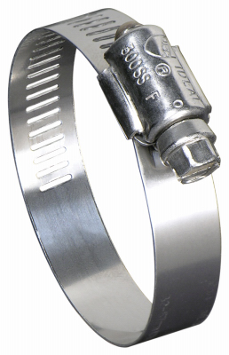 Hose Clamp, Marine Grade, Stainless Steel, 3-1/2 x 5-1/2 In.