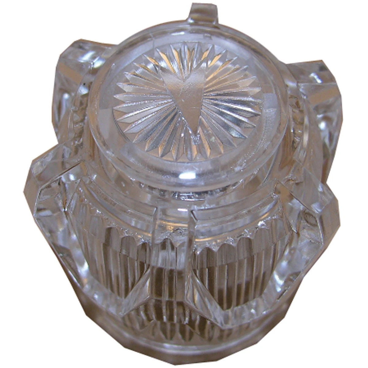 Streamway Phoenix Faucet Handle With Diverter Button, Clear