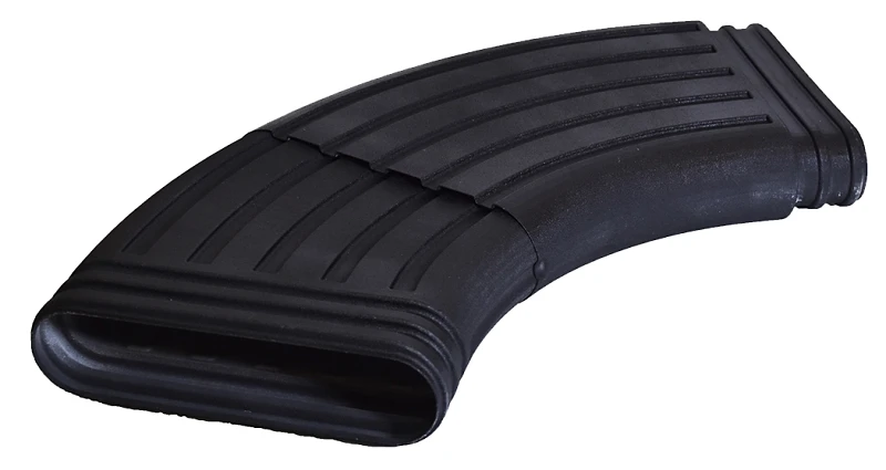 Downspout Extender, Adjustable Elbow, Black PVC, 15-In.