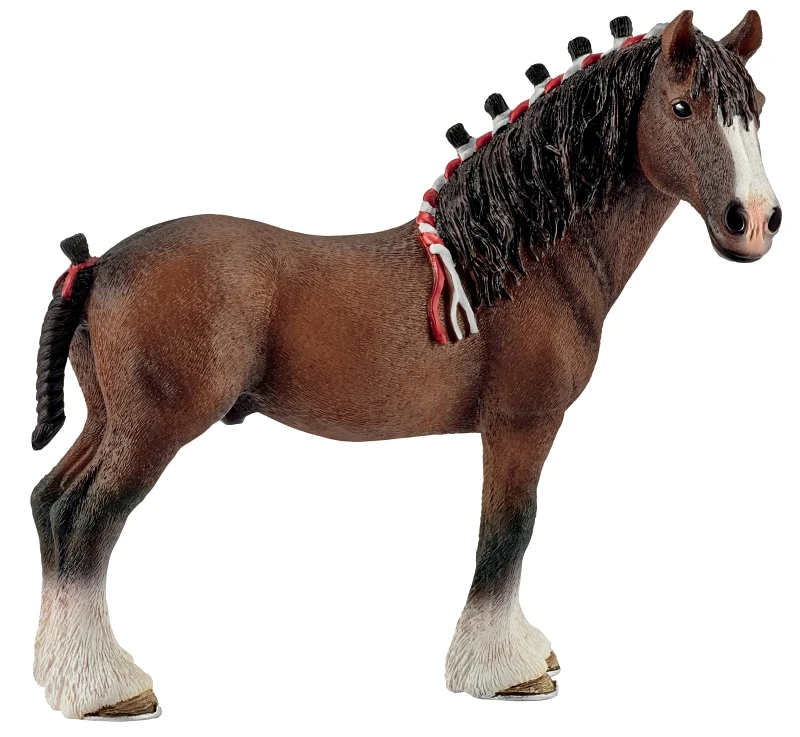 Clydesdale Gelding Toy Animal Figure, Ages 3 & Up