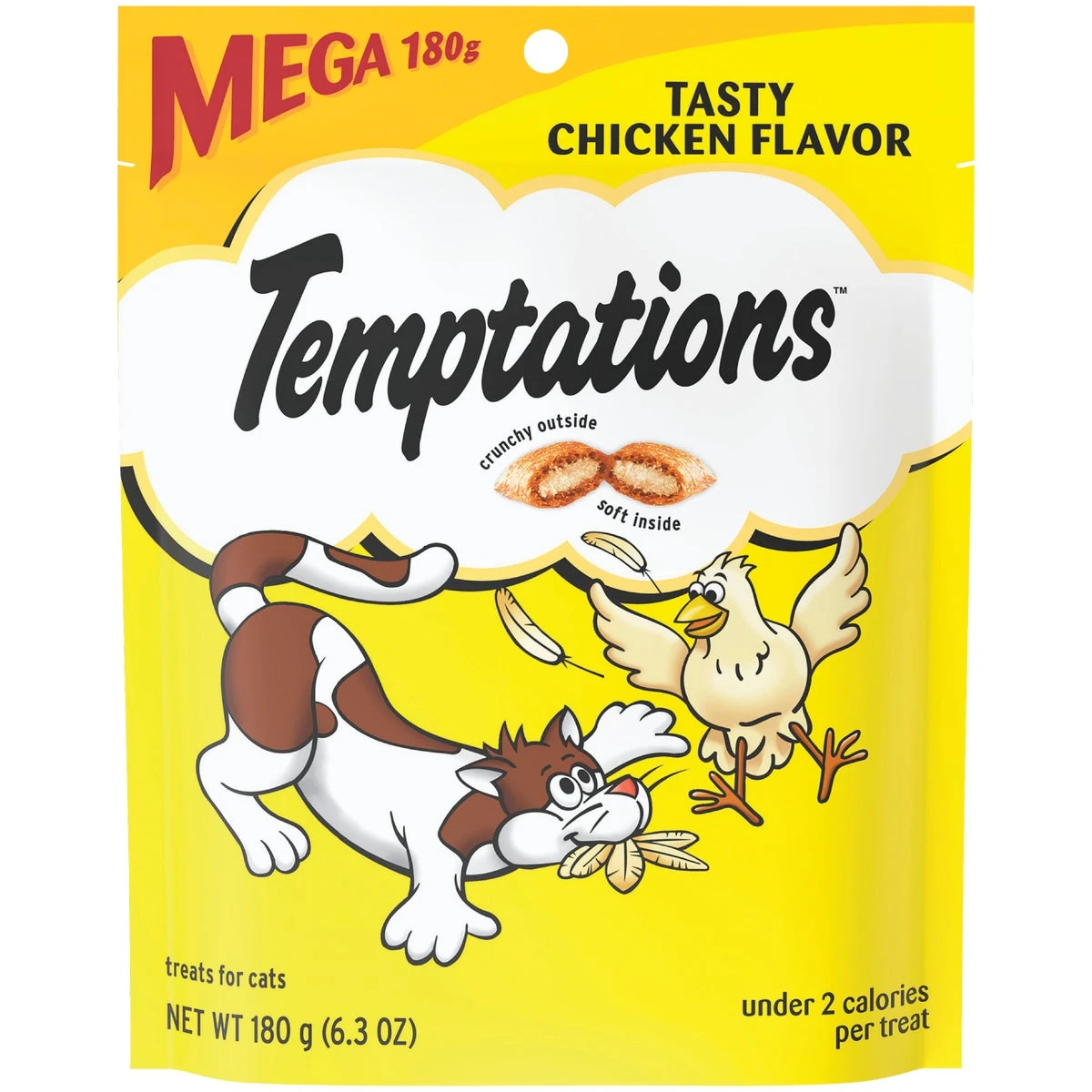 Temptations Cat Treats, Chicken, 6.35 oz.