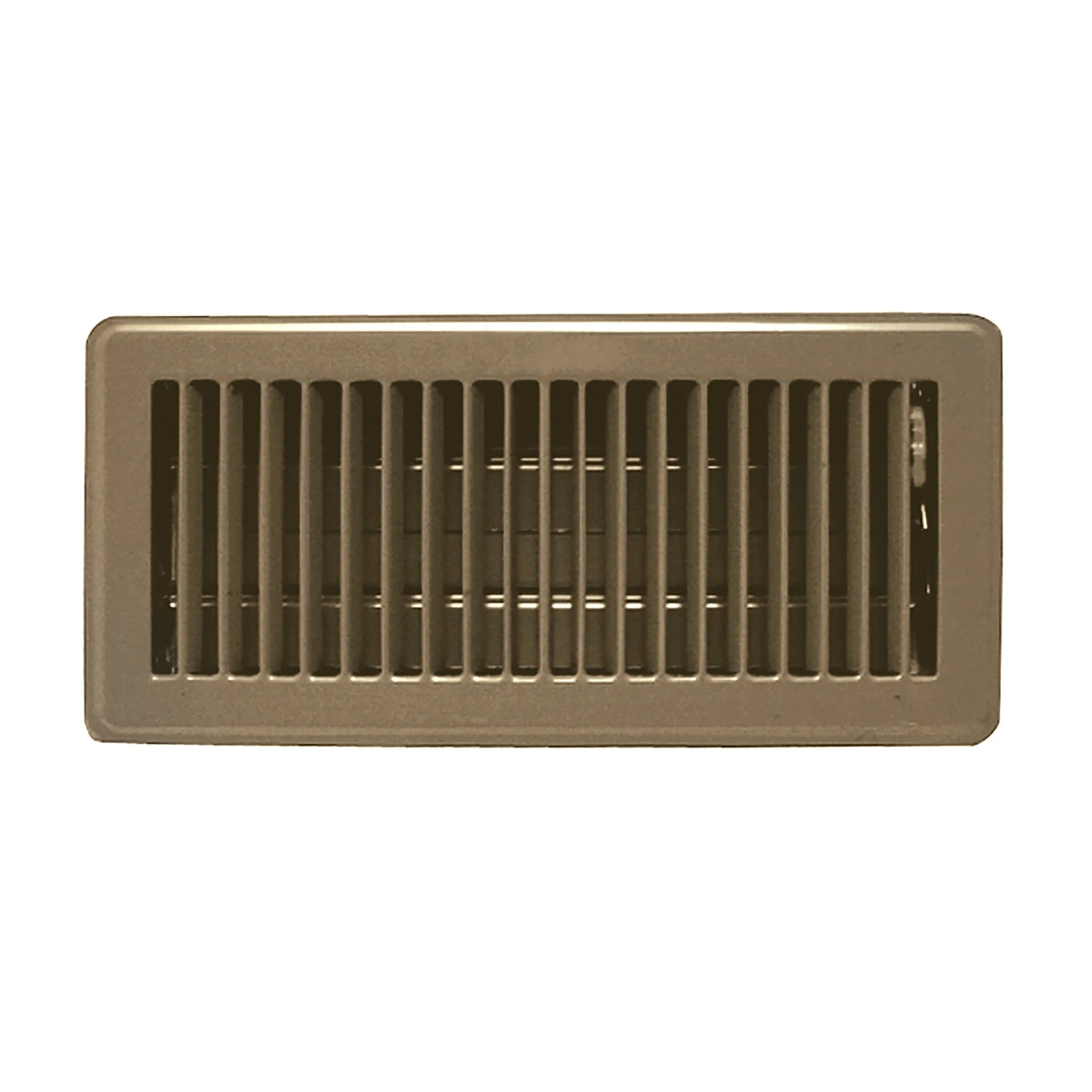 Floor Register, Steel, Brown, 2 x 12-In.