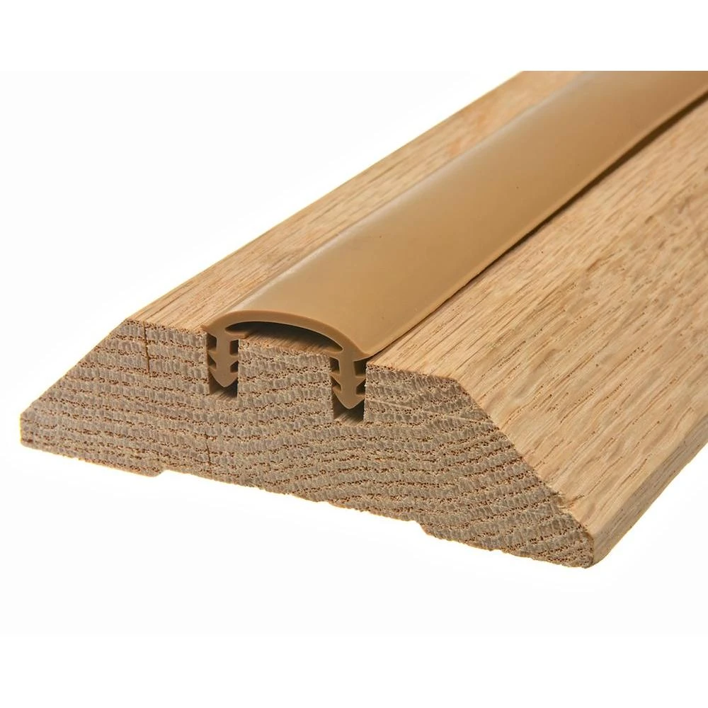 3-1/2 x 36 In. Natural Wood Low Rug Threshold
