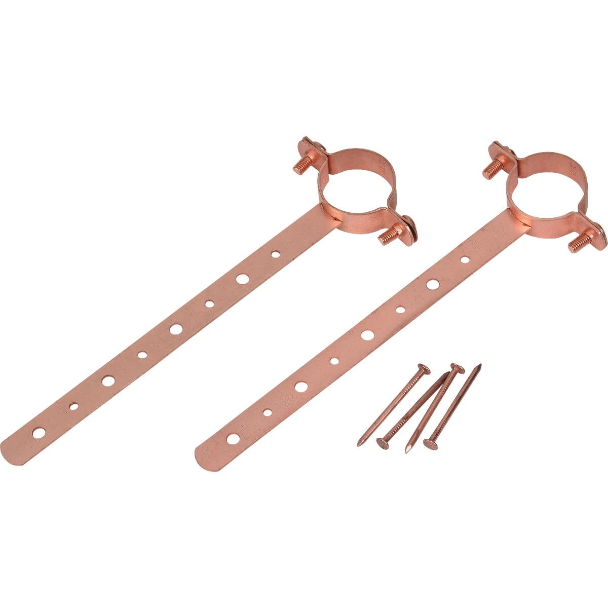 Copper-Plated Pipe Hanger, Milford Type, 3/4 x 6 In.