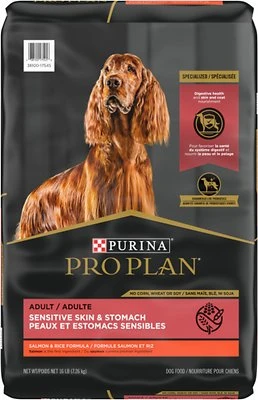 Dry Dog Food, Sensitive, 16 Lb. Bag