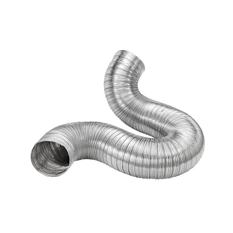 Aluminum Semi-Rigid Duct, Flexible, Triple-Lock, 5 In. x 8 Ft.