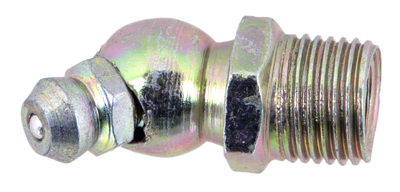 1/8 In. NPT Grease Fitting, 45-Degree, 10-Pk.