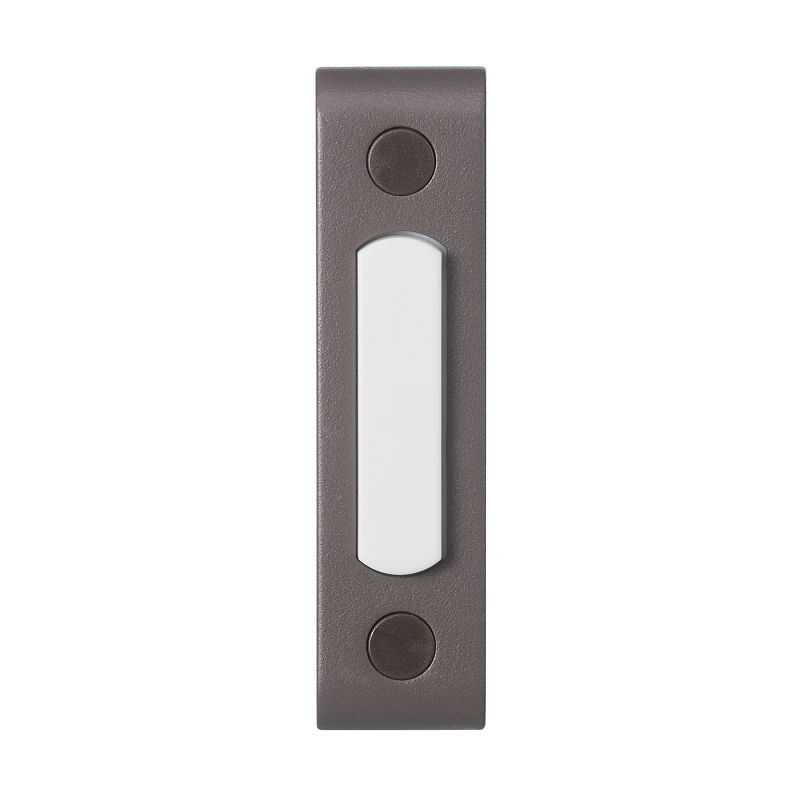 Wired Doorbell Push Button, LED Light, Bronze