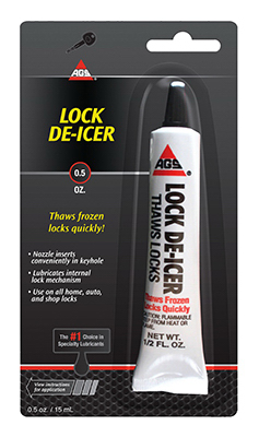 Lock De-Icer, 1/2-oz.