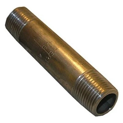 Stainless Steel Pipe Nipple, 1/8 x 6 In.