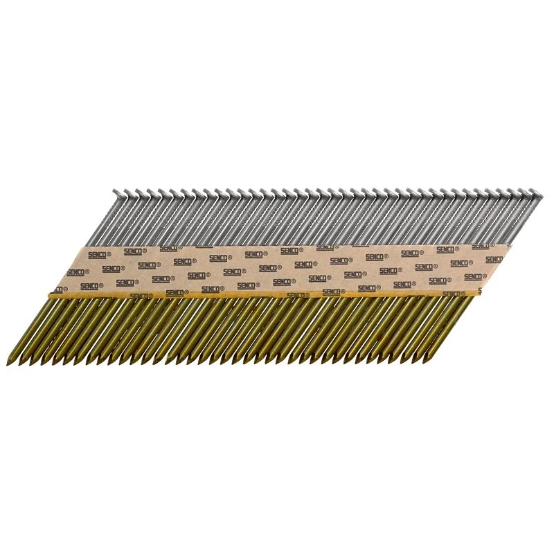 Collated Framing Nails, Smooth Bright Basic, Paper Tape, Prohead, .131 x 3 In., 1000-Ct.