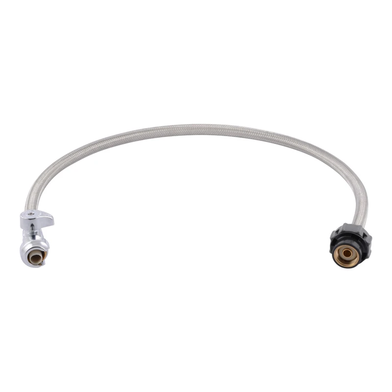Click Seal Push-To-Connect Straight Stop Faucet Connector, 1/2 x 1/2 x 30 In.