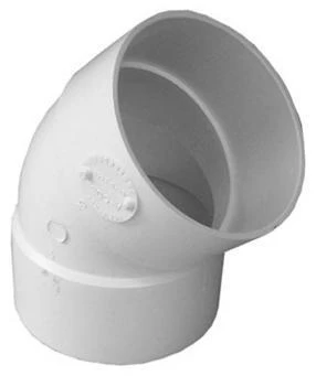 6‑Inch PVC Sewer Pipe Elbow – 0.125" Radius Bend