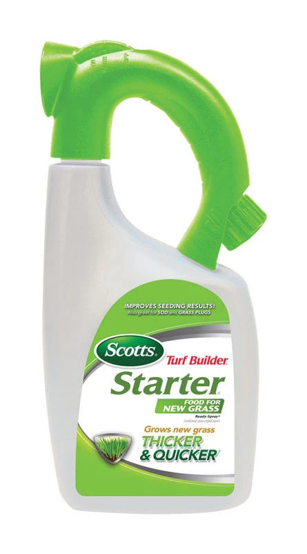 Scotts Turf Builder Lawn Starter Fertilizer – 600 sq ft Coverage for All Grass Types