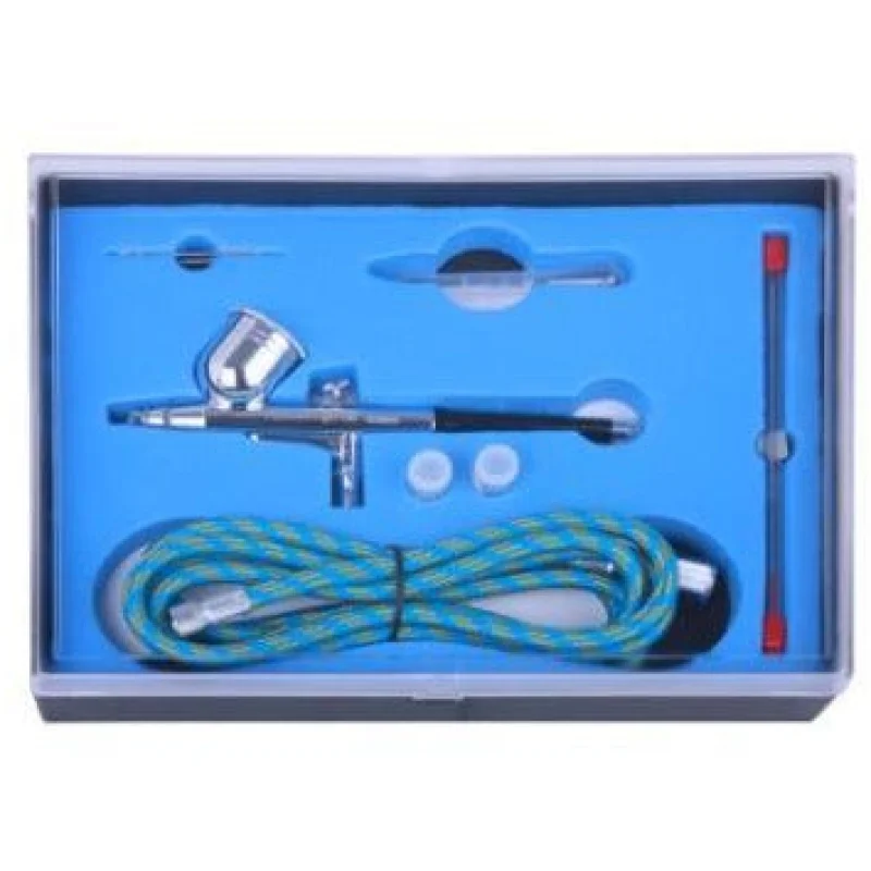 AIR BRUSH KIT 0.2 0.3 0.5MM NOZZLES WITH 1.8M AIR HOSE