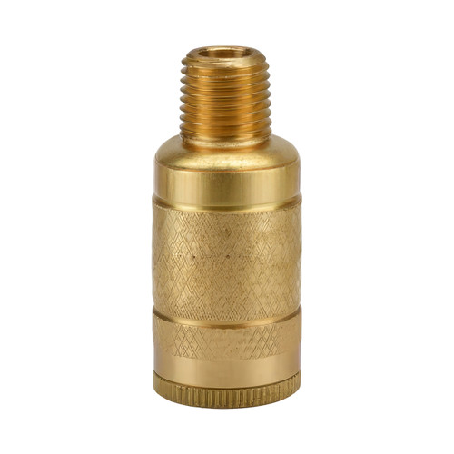 Dixon DC21 1/4 in. Semi-Automatic Brass Coupler - Male Threaded