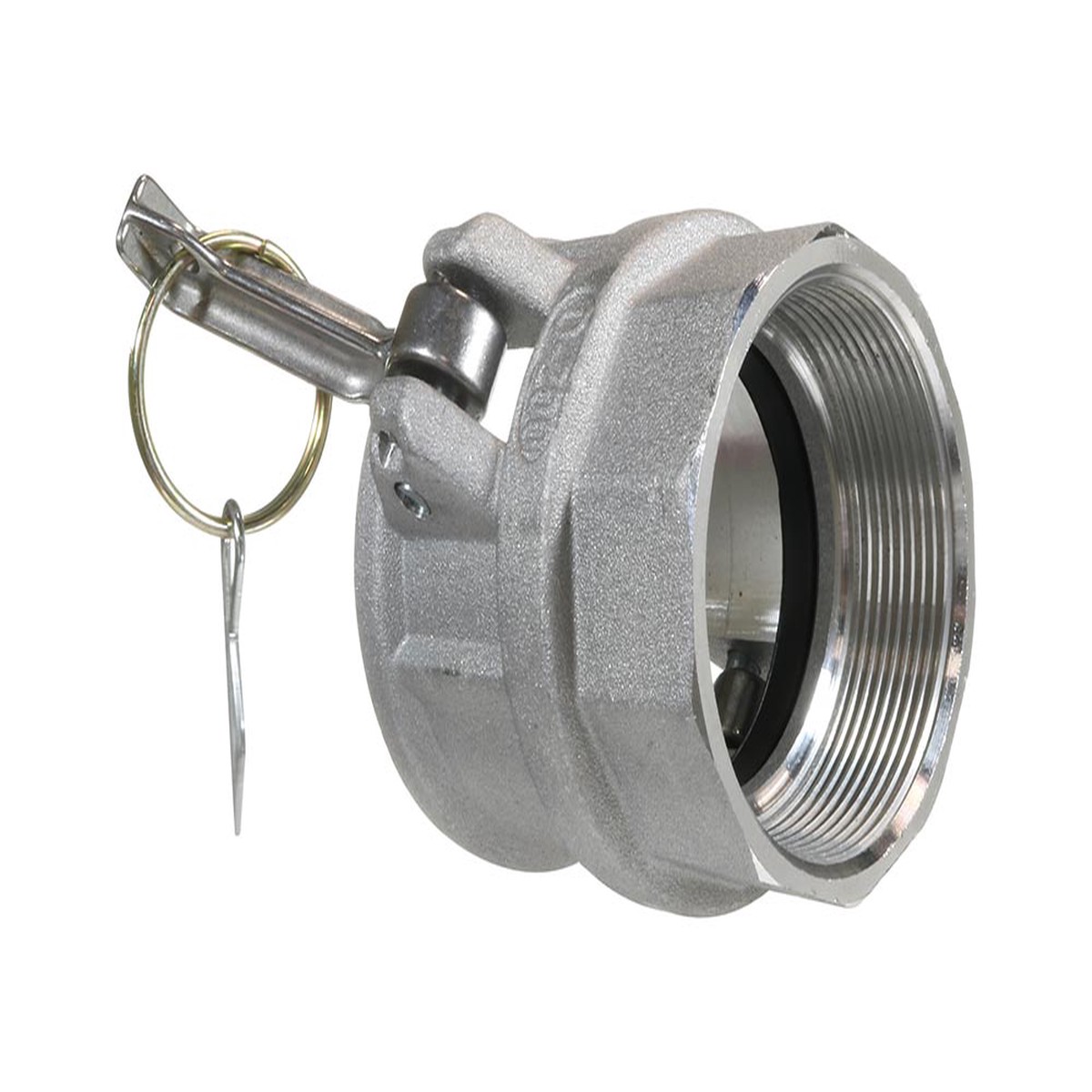 Aluminum Cam and Groove Female Coupler x Female NPT Thread - 2 Inch - Type D Coupler