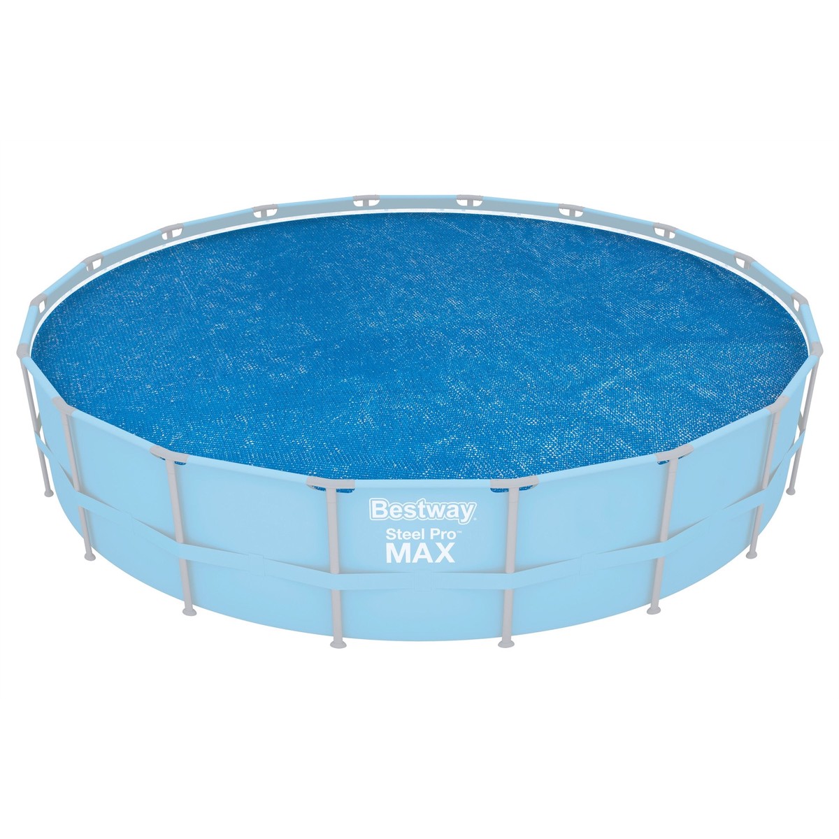 Bestway Flowclear 18' Round Solar Pool Cover for Above Ground Pools (Cover Only)
