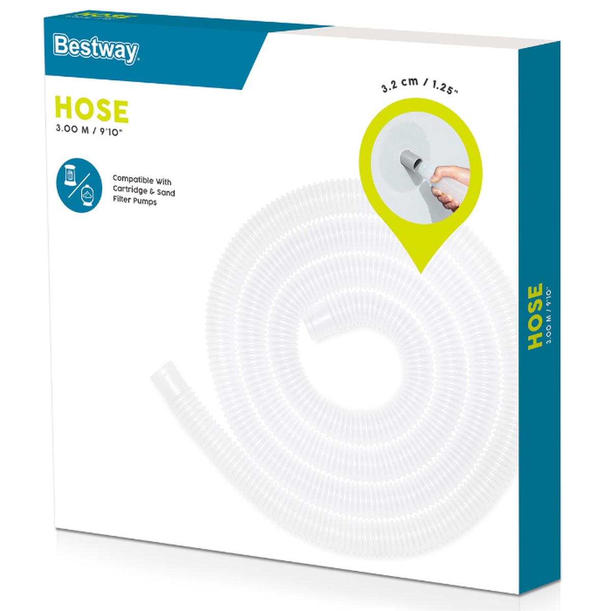 Bestway Flowclear 3m Pool Hose - 32mm Dia