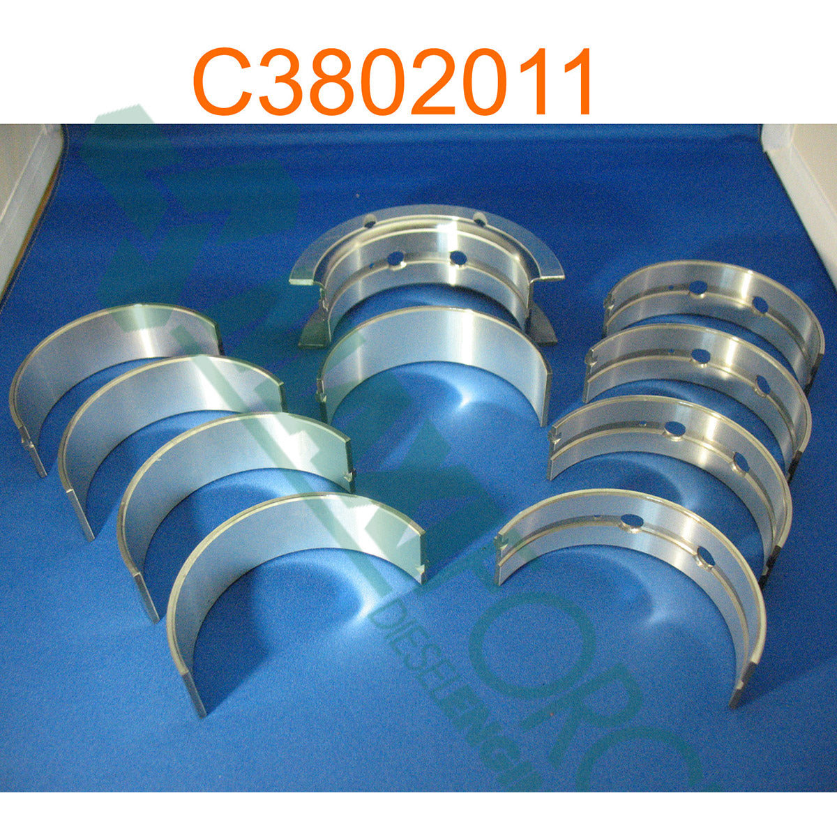 Maxiforce Main Bearing Set, 0.25MM, 4B for Cummins 3802011