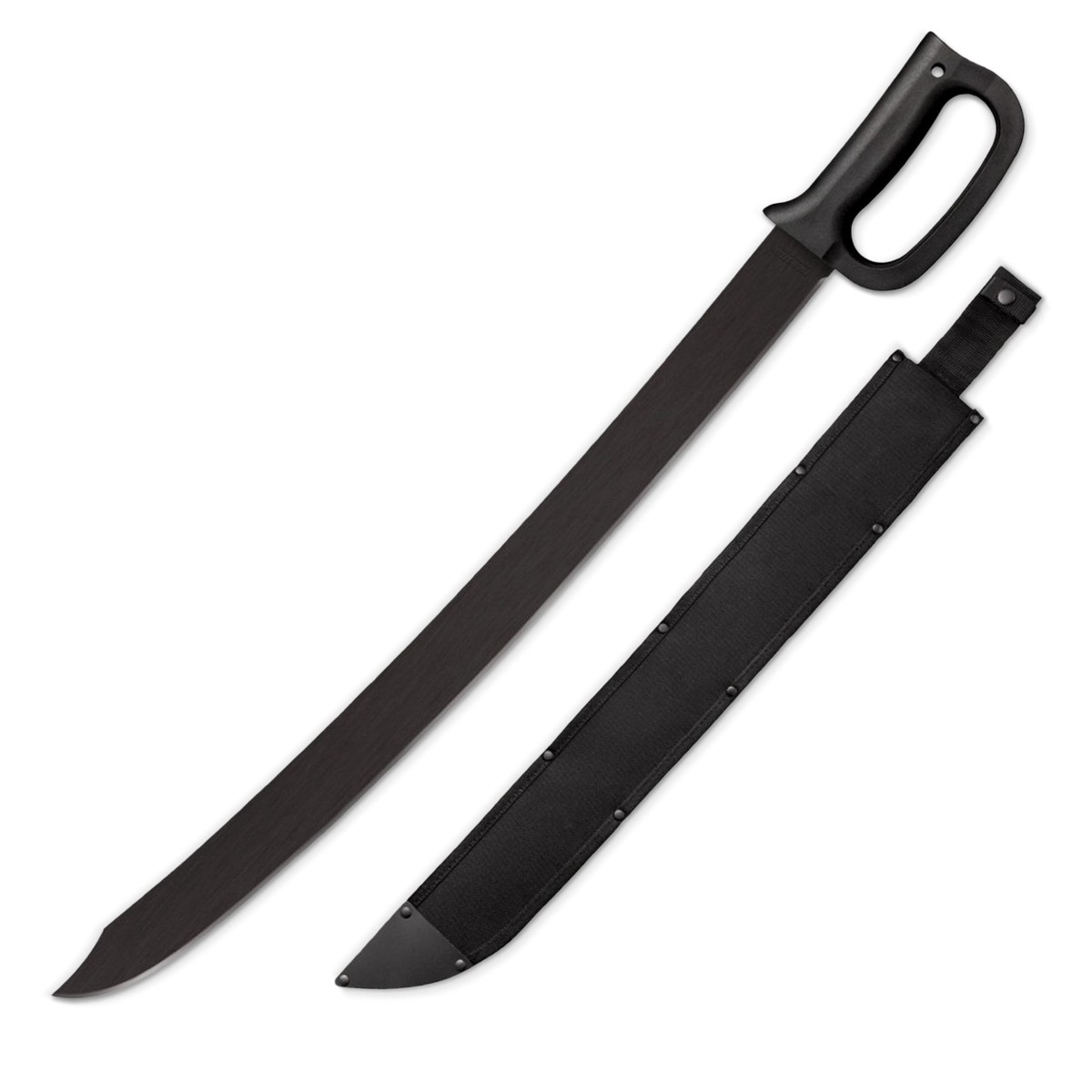 Cold Steel 24 Inch Carbon Steel Cutlass Machete with Sheath Cover Accessory