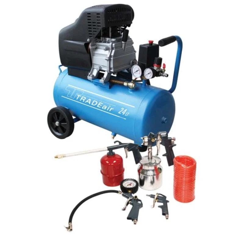 COMPRESSOR TRADEAIR 5 PIECE TOOL KIT 24L