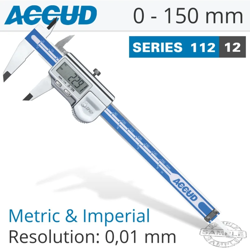 COOLANT PROOF DIGITAL CALIPER 0-150MM/0-6′