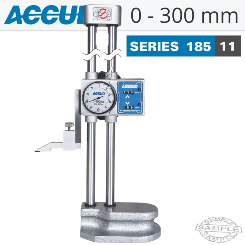 DIAL HEIGHT GAUGE 0-300MM/0-12′