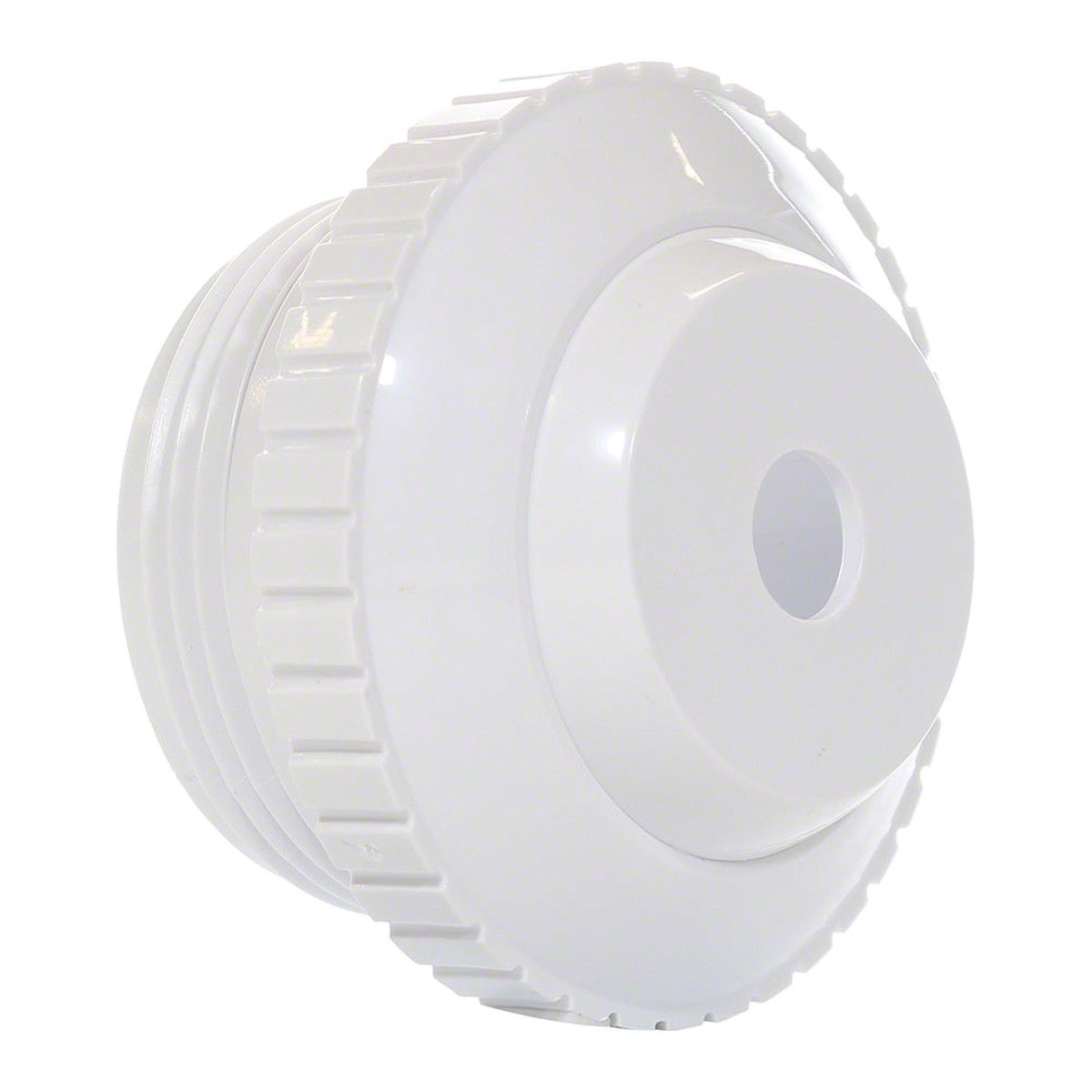 Directional Eyeball Inlet Fitting - 1-1/2 Inch MIP - 3/8 Inch Opening - White