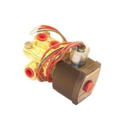 Asco EF8342G1 4-Way Solenoid Valve 120VAC 125 PSI Air/100 PSI Water & Oil 1/4" NPT