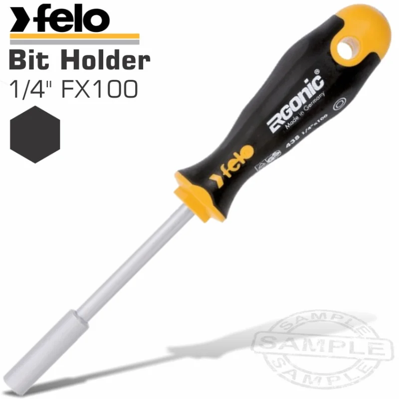 FELO 438 1/4’FX100 BIT HOLDER S/DRIVER ERGONIC
