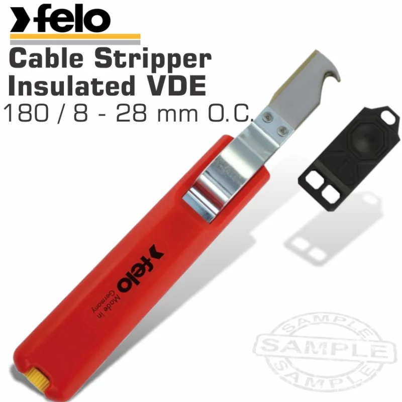 FELO 584 CABLE STRIPPER 180MM O.C.8.0-28MM