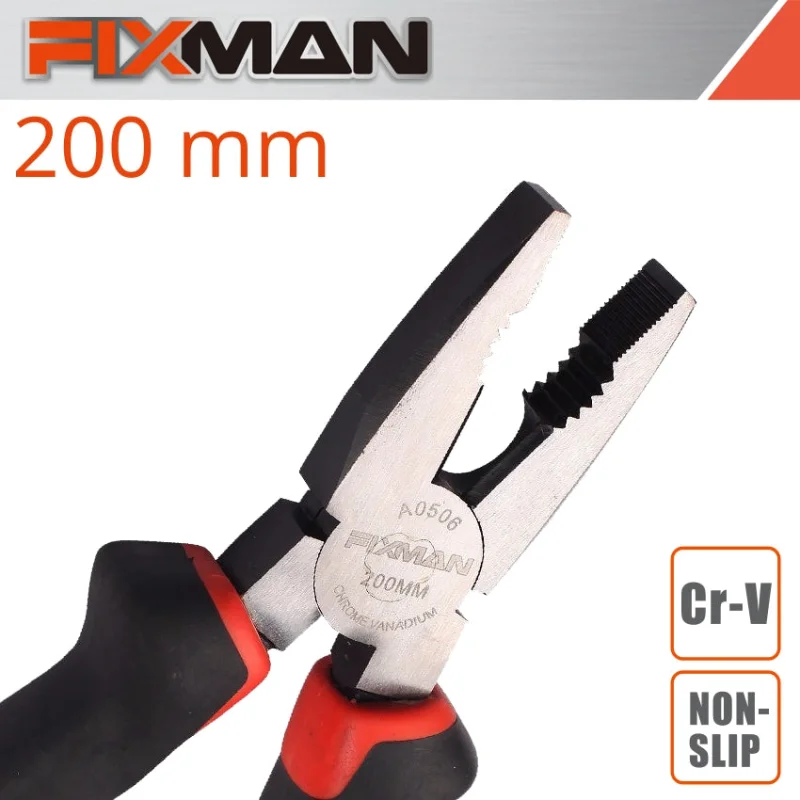 FIXMAN INDUSTRIAL COMBINATION PLIERS 8′ X 200MM