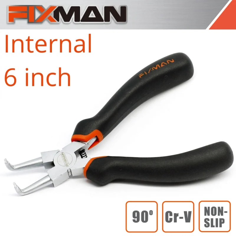 FIXMAN INTERNAL CIRCLIP PLIERS 6’/145MM X 90 DEG