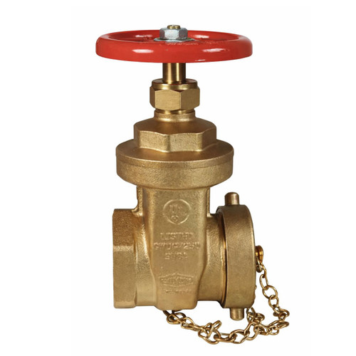 Dixon DXGWDGV250F 2 1/2 in. NPT x 2 1/2 in. (NH)NST Wedge Disc Gate Valve - Global Non-Rising Stem - Cast Brass