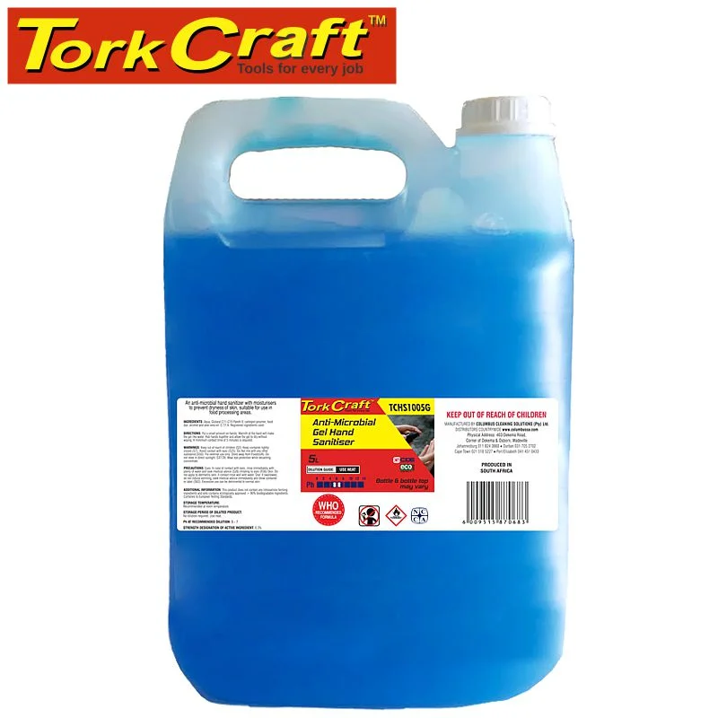 Hand Sanitiser Gel Type 5L Container
