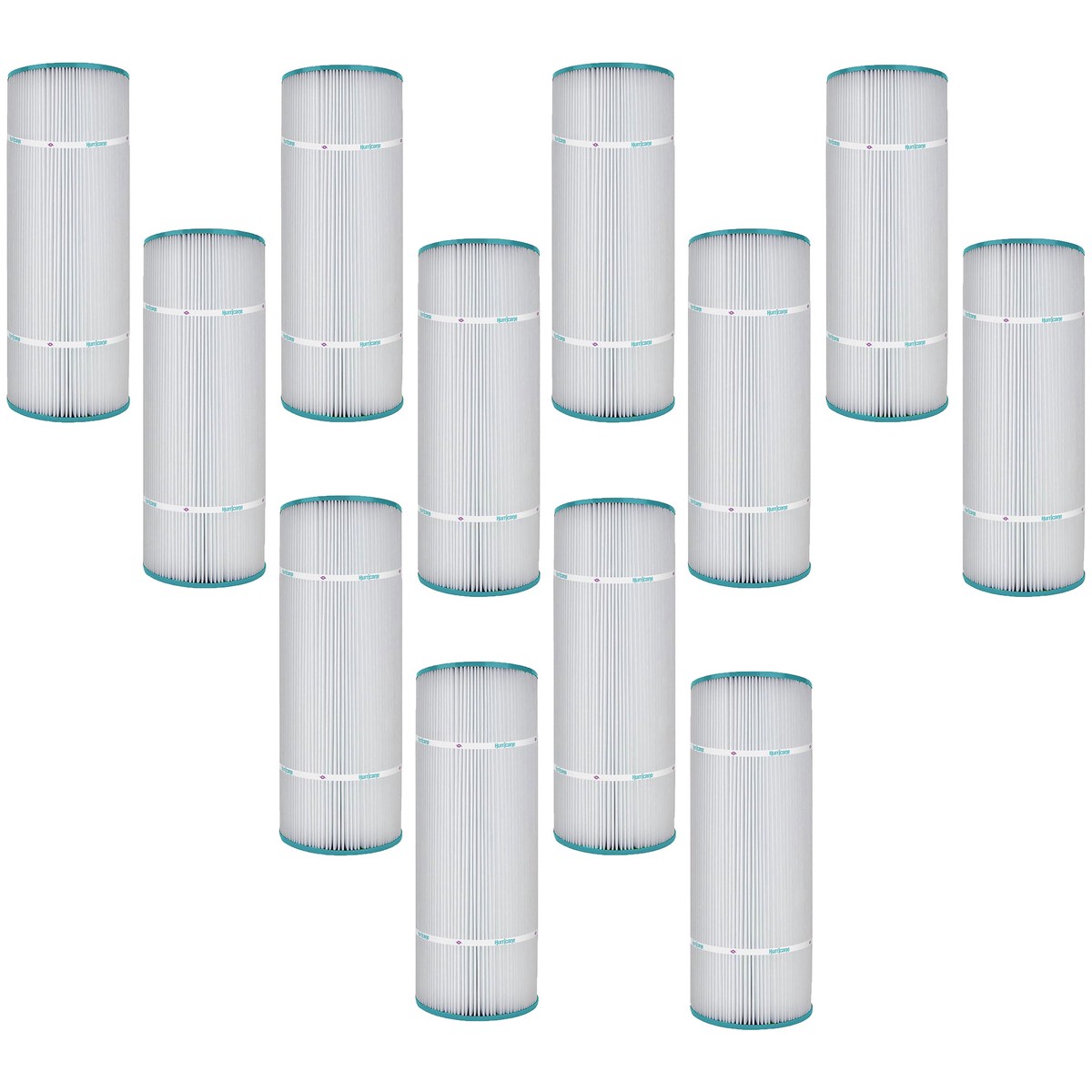 Hurricane 12 Pack HF7470-04 Advanced Pool and Spa Filter Cartridge Replacement