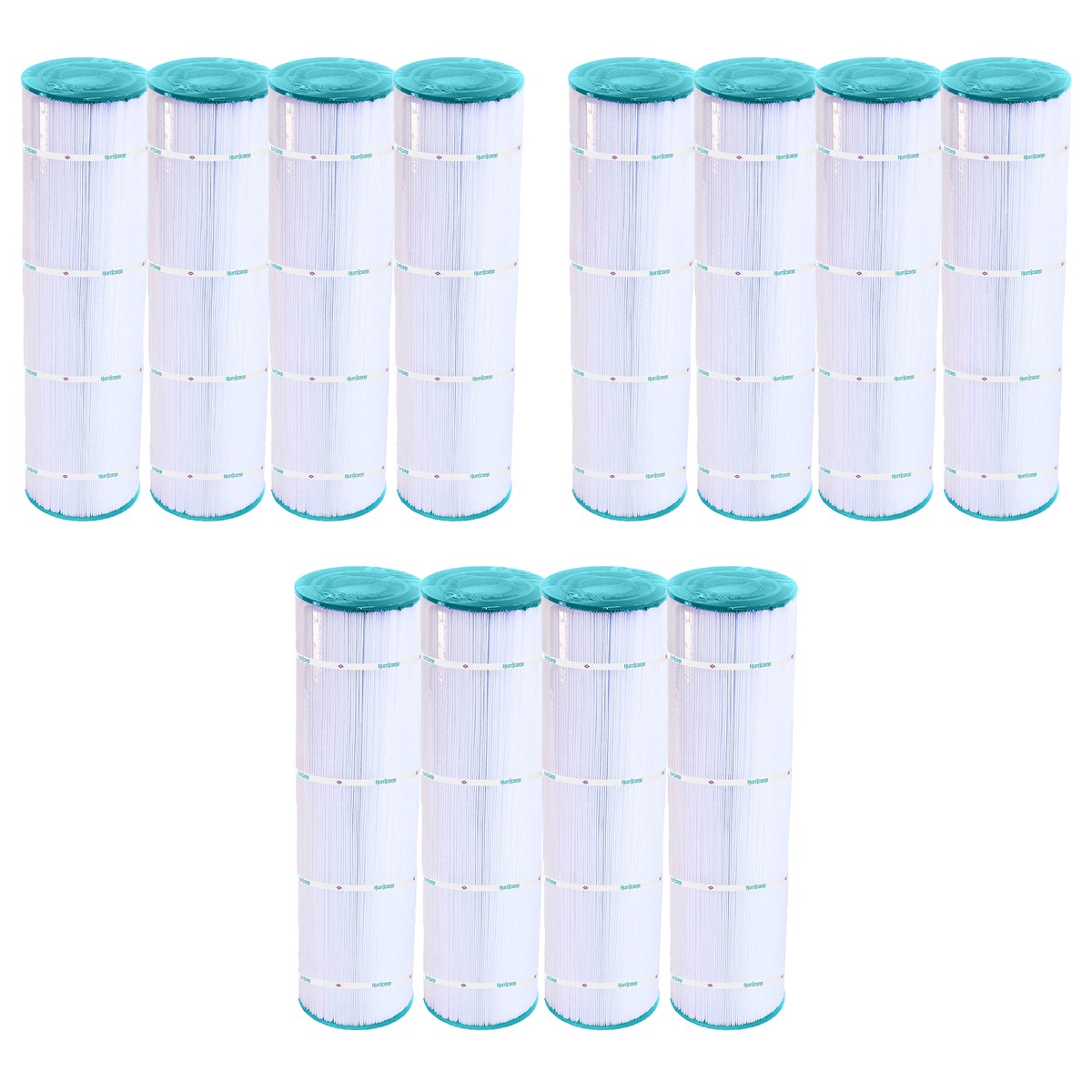 Hurricane 12 Pack HF7489-04 Advanced Pool and Spa Filter Cartridge Replacement