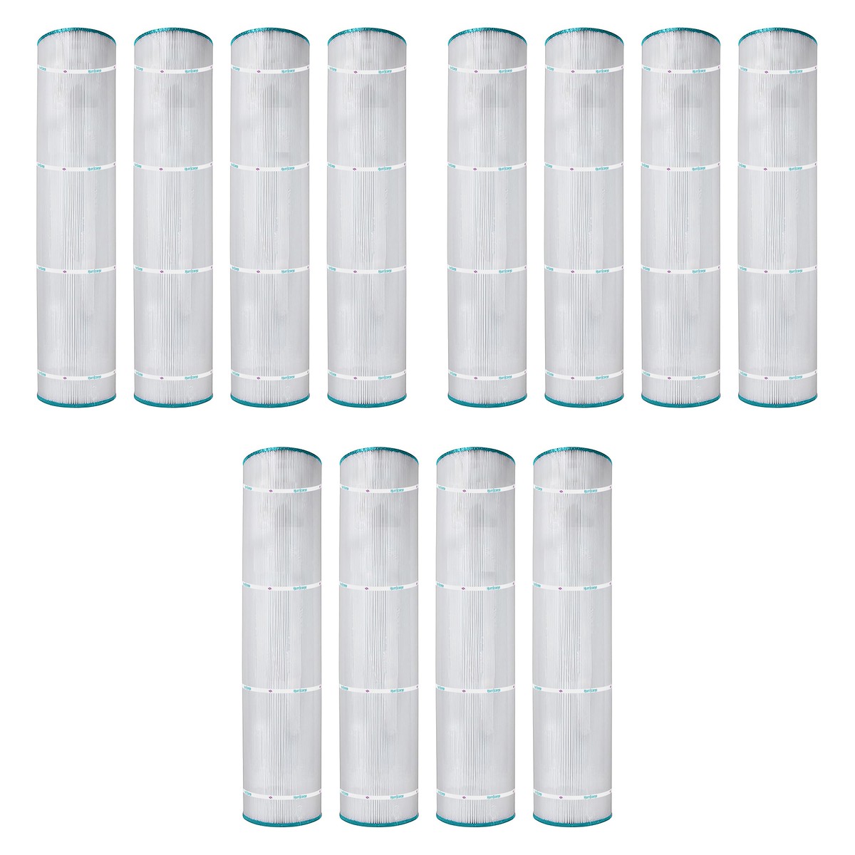 Hurricane 12 Pack HF7495-04 Advanced Pool and Spa Filter Cartridge Replacement